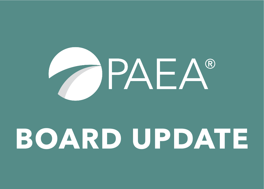 PAEA Board Update